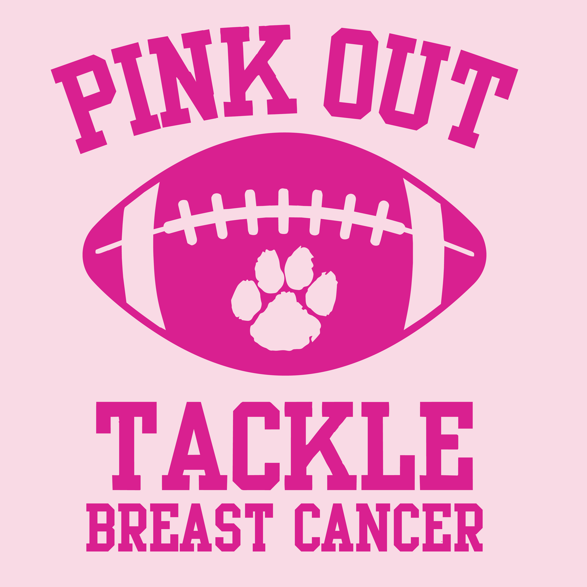 Maypearl Cheer Pink Out 2026 Cotton